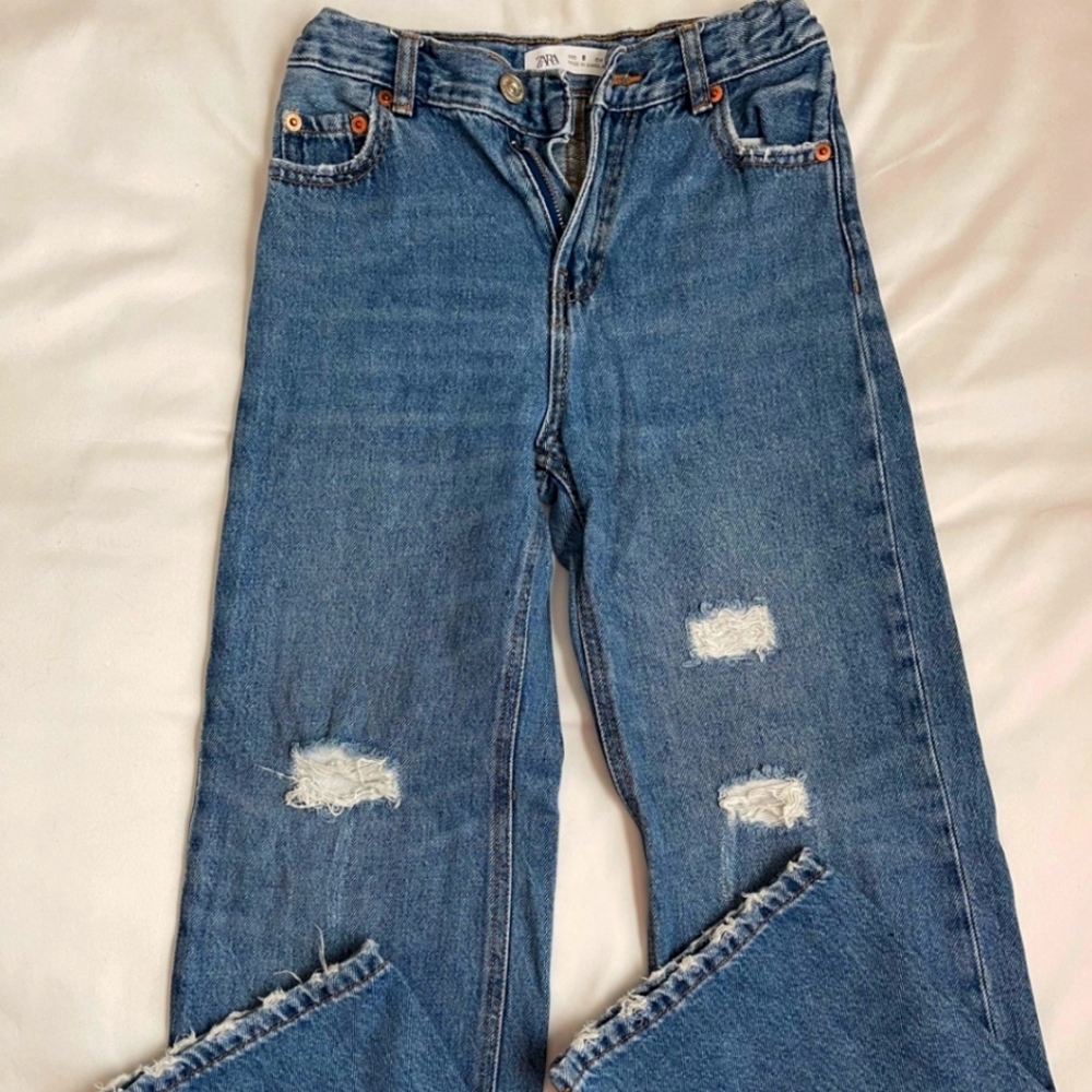 Zara girl jeans , size8